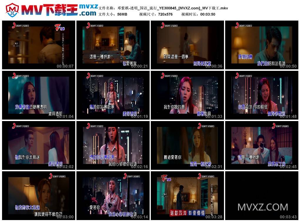 邓紫棋-透明_国语_流行_YE300845